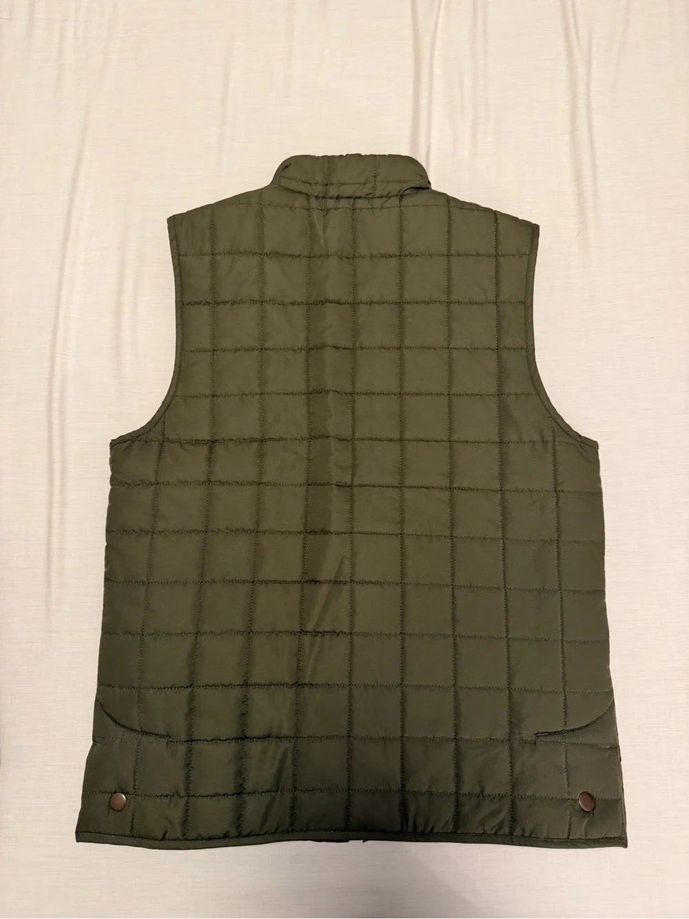 Banana Republic Quilted Vest - Olive Green